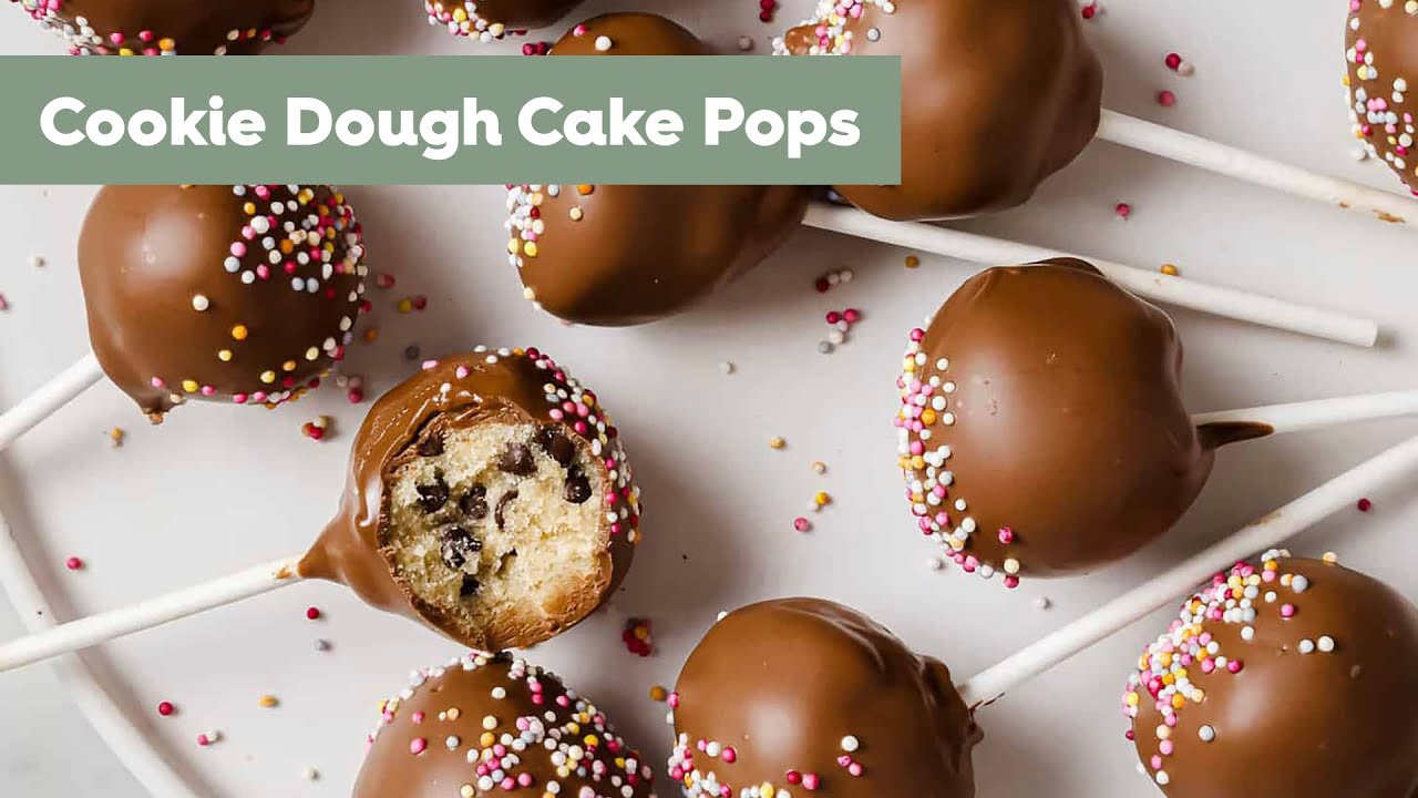 Cookie Dough Cake Pops