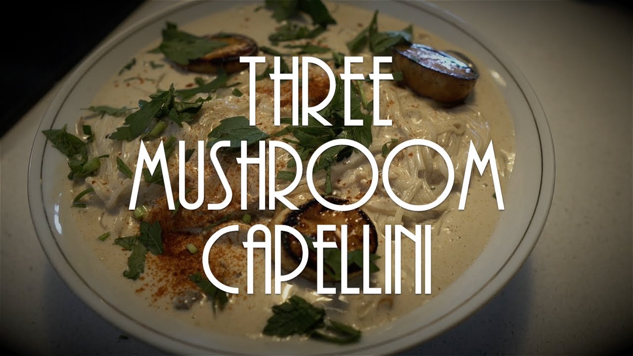 THREE MUSHROOM CAPELLINI by @thegourmetrabbit