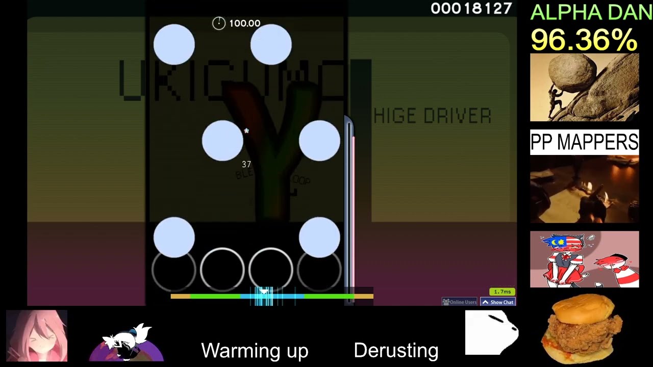 GAMMA SPEED 95.56% - 5 MISSES