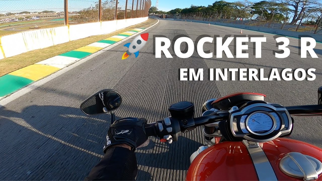 🚀TESTE- ACELERANDO A TRIUMPH ROCKET 3 R 2022 NA PISTA EM INTERLAGOS