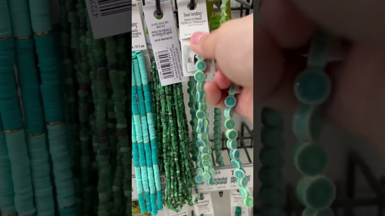 ✨Let&rsquo;s go bead shopping with me at michaels✨