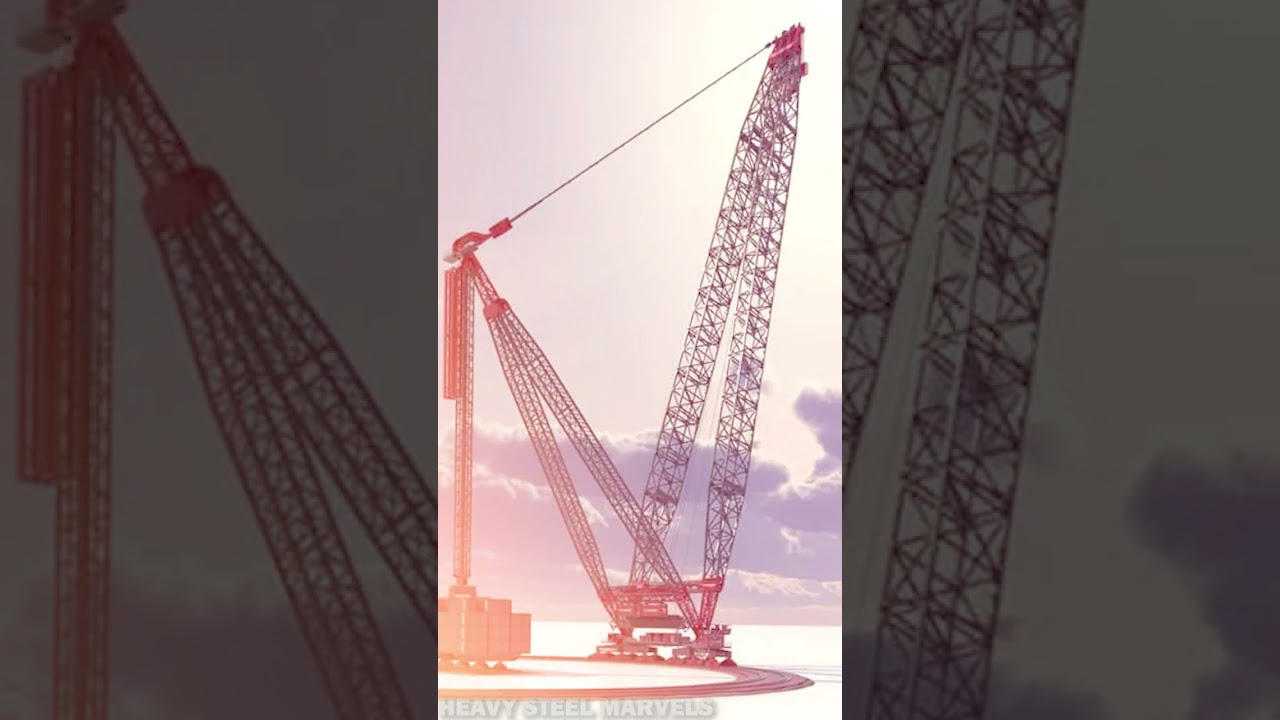 Mammoet SK6000: крупнейший в мире наземный кран #mammoet #crane