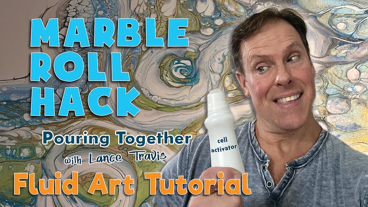 #4 Marble Roll Hack, Fluid Art, Roll-On Bottle Cell Activator