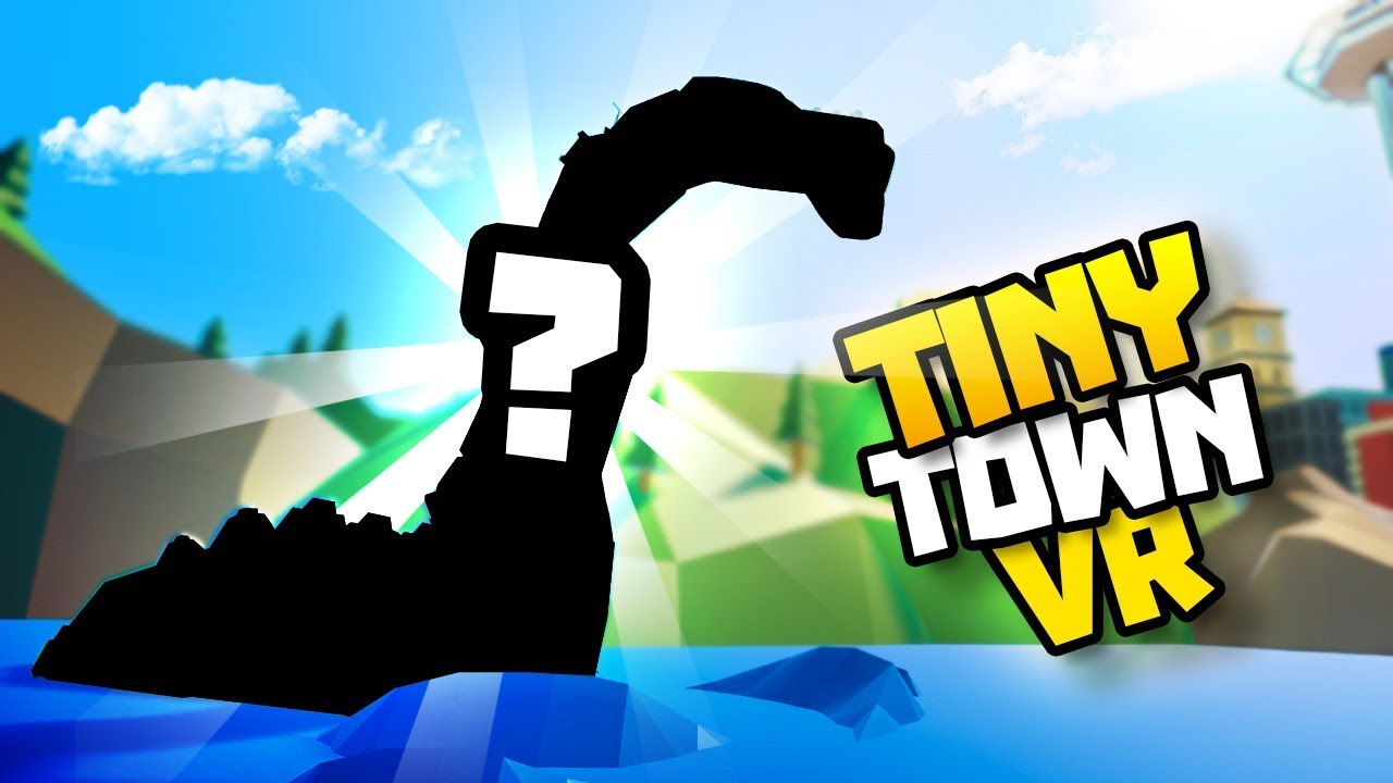 MYSTERY MECH MONSTER APPEARS IN LAKE - Tiny Town VR Gameplay Part 86