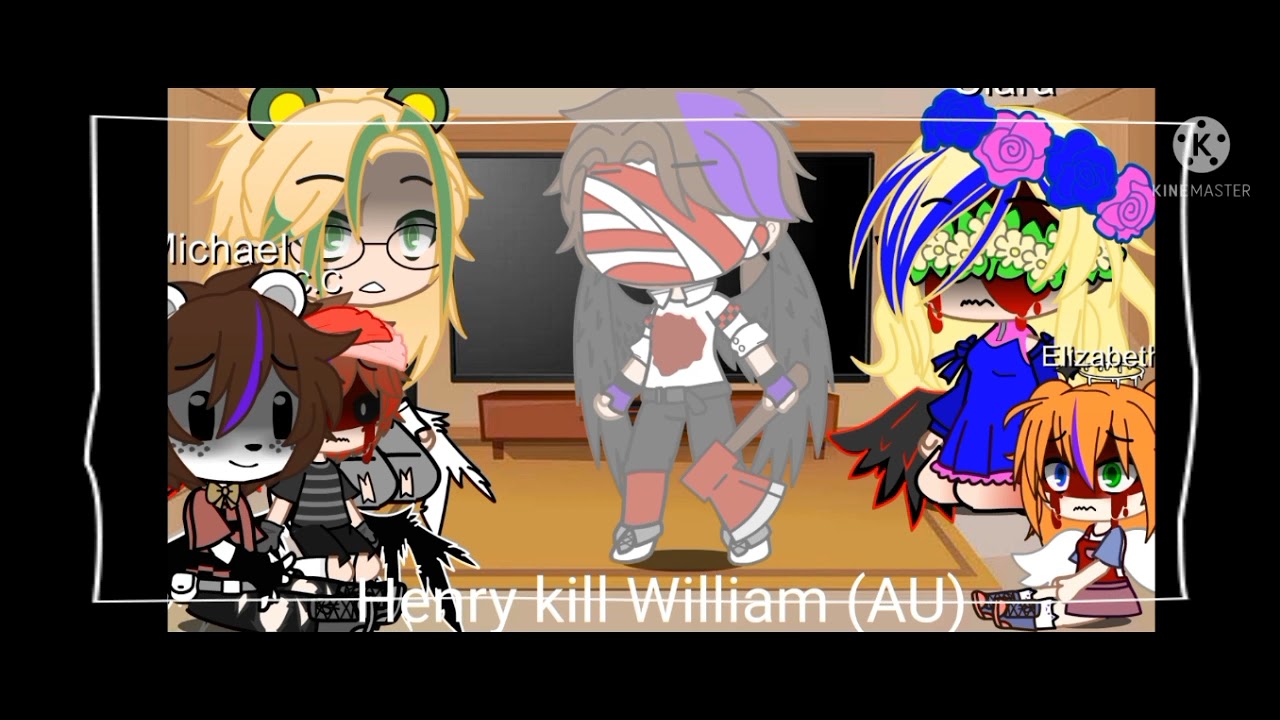 afton family + Henry react to William AU