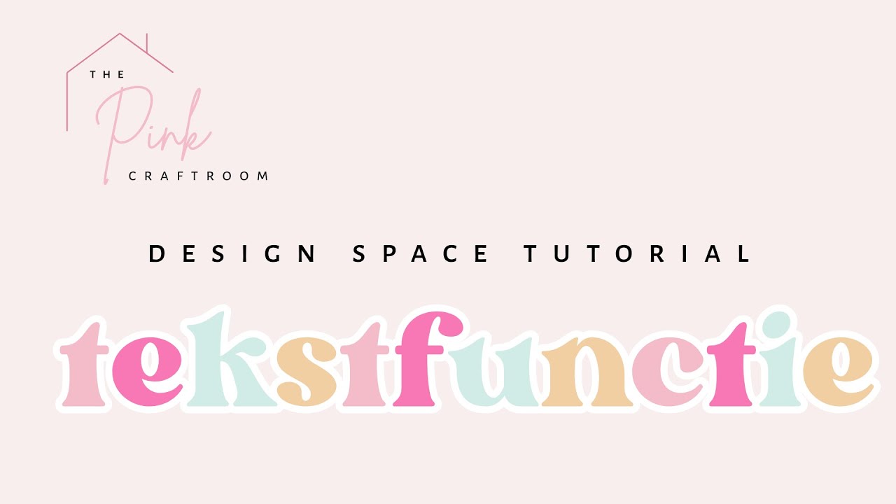 Cricut Design Space Tutorial alles over de tekst functie.