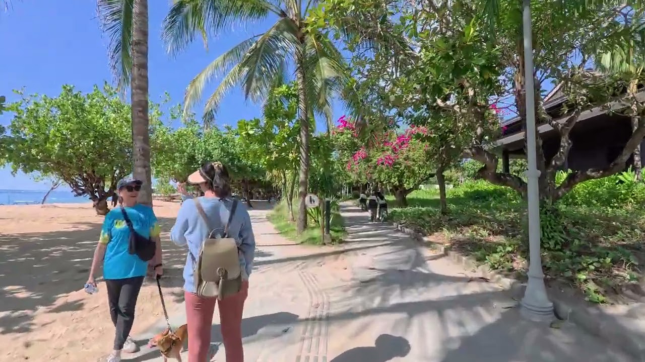 The Meru Sanur Hotel Bali Beach 4K Video | 06 April 2025