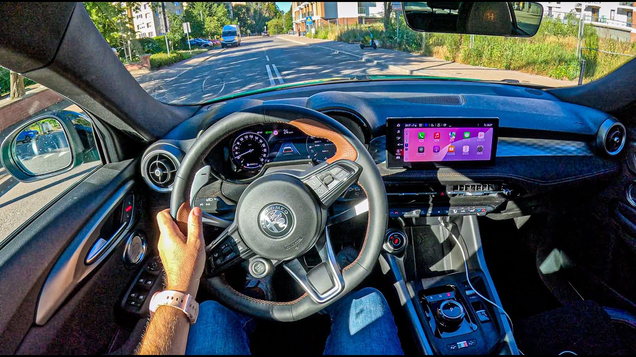 NEW Alfa Romeo Tonale 2025 (1.5 Hybrid 160 hp) | POV Test Drive #2482 Joe Black