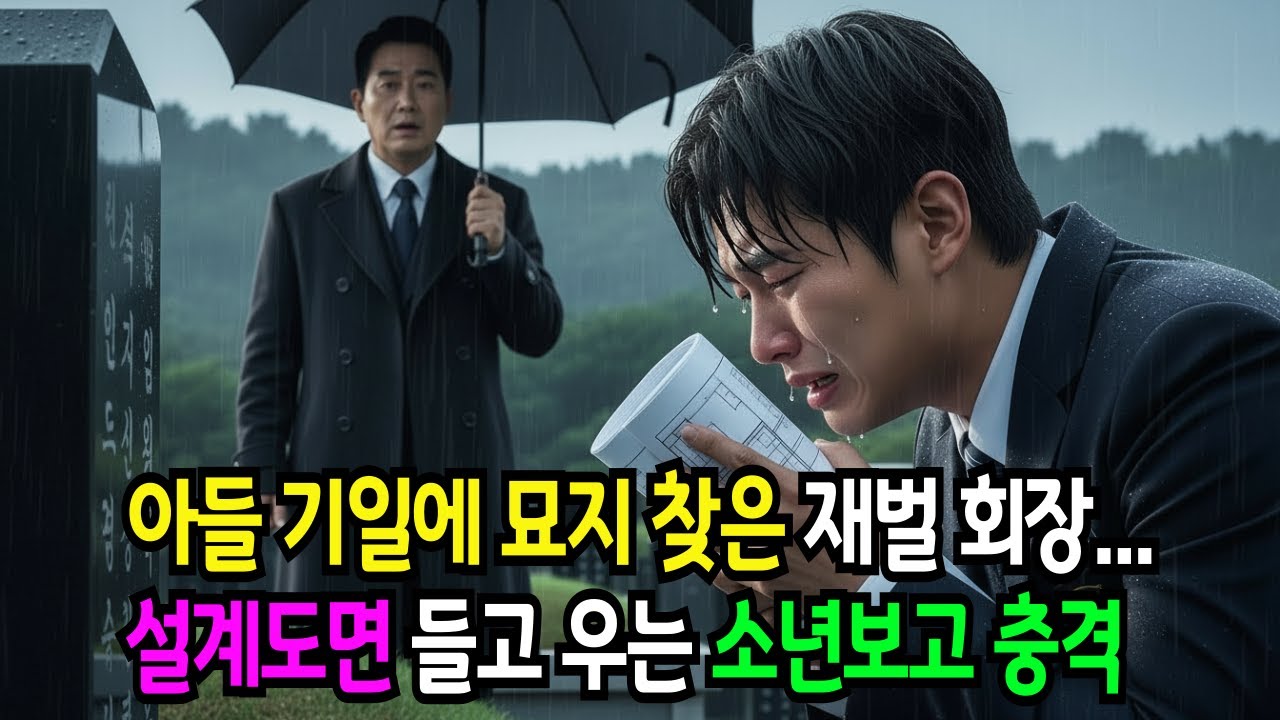 아들 기일에 아들 묘지찾은 재벌회장… 설계도면을 들고 울던 소년 앞에서 재벌회장은 발이 떨어지지 않았다.