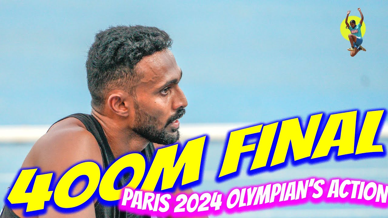 Paris 2024 Olympians Fight for the Gold || 400m race Final