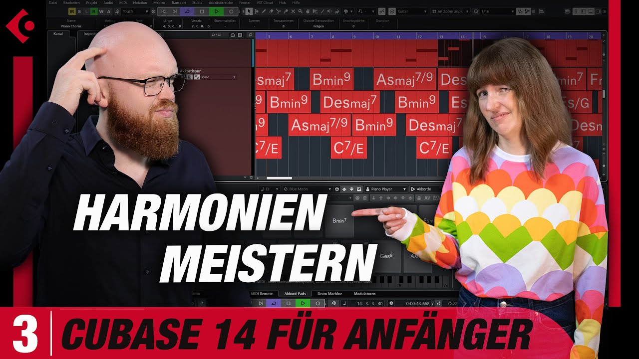 Cubase 14 für Einsteiger: Wie verwende ich die Akkordspur und Akkordpads in Cubase?