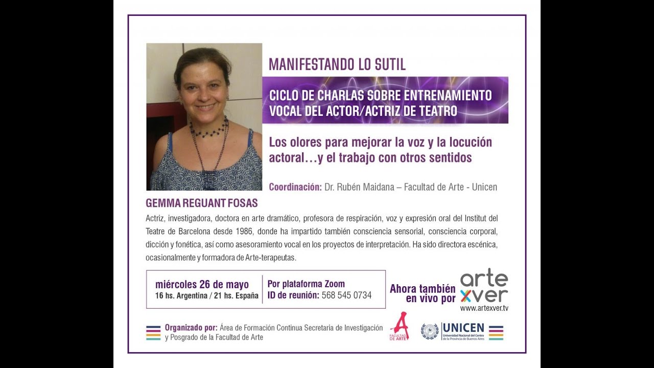 Manifestando lo sutil 2021 ENTREVISTA # 3  (Tandil, Argentina) Gemma Reguant Fosas