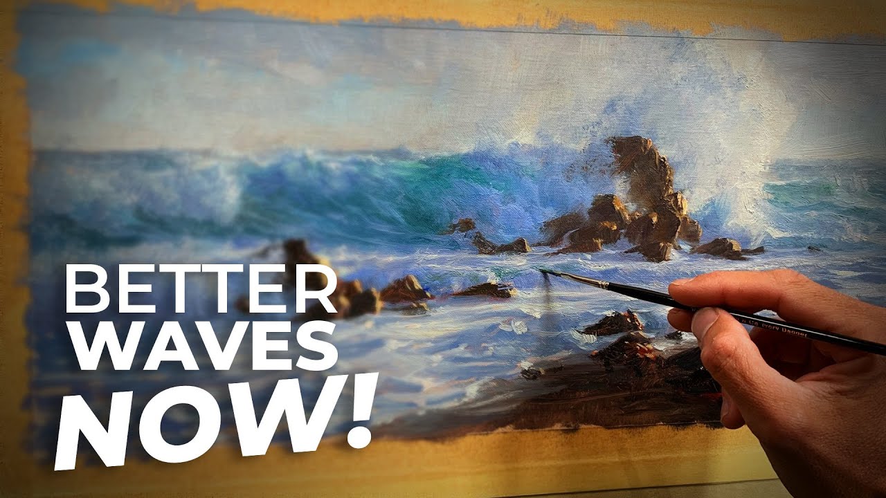 The Secret to STUNNING Seascapes – Watch Me Paint LIVE!