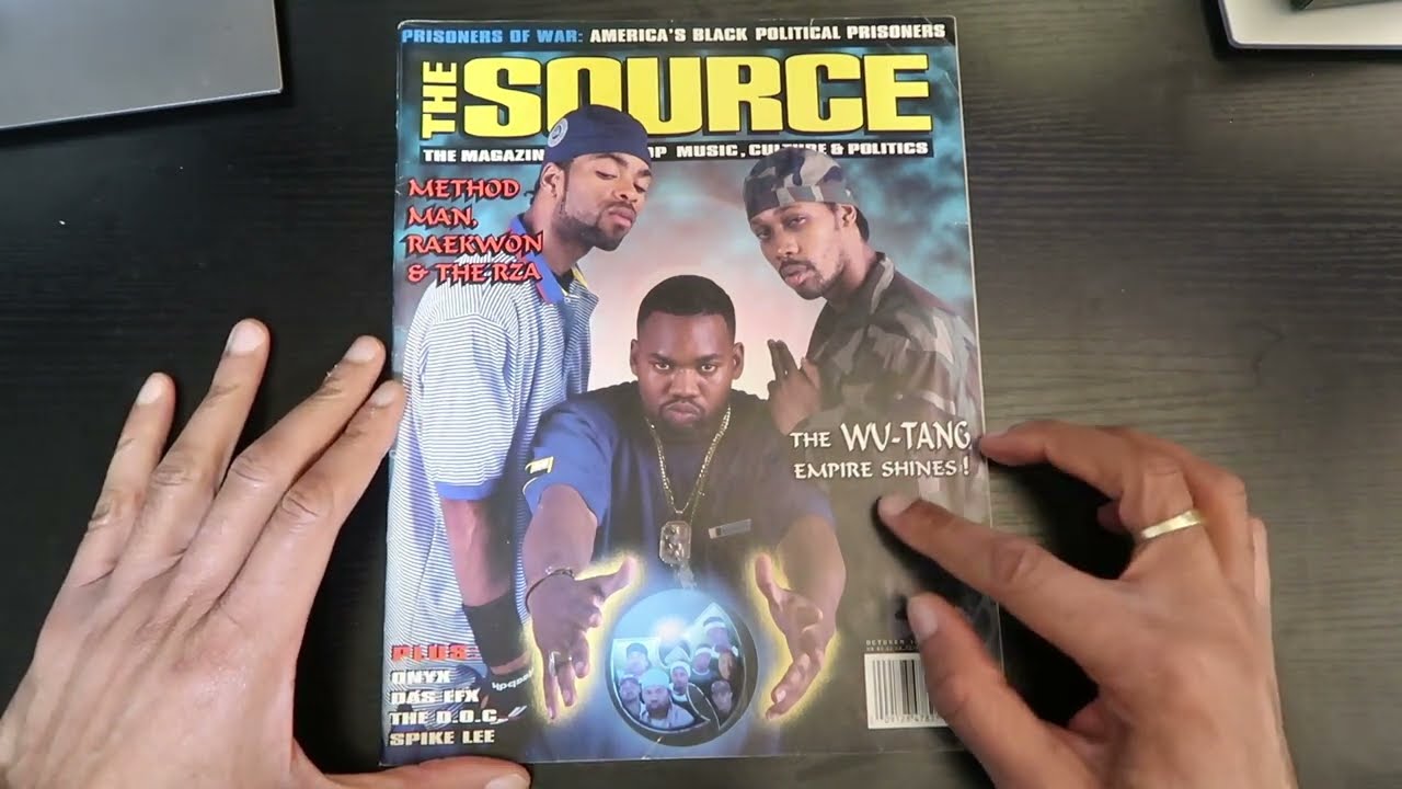 Hip Hop Source Magazine Review  Oct 1995 featuring The WU Tang Clan.