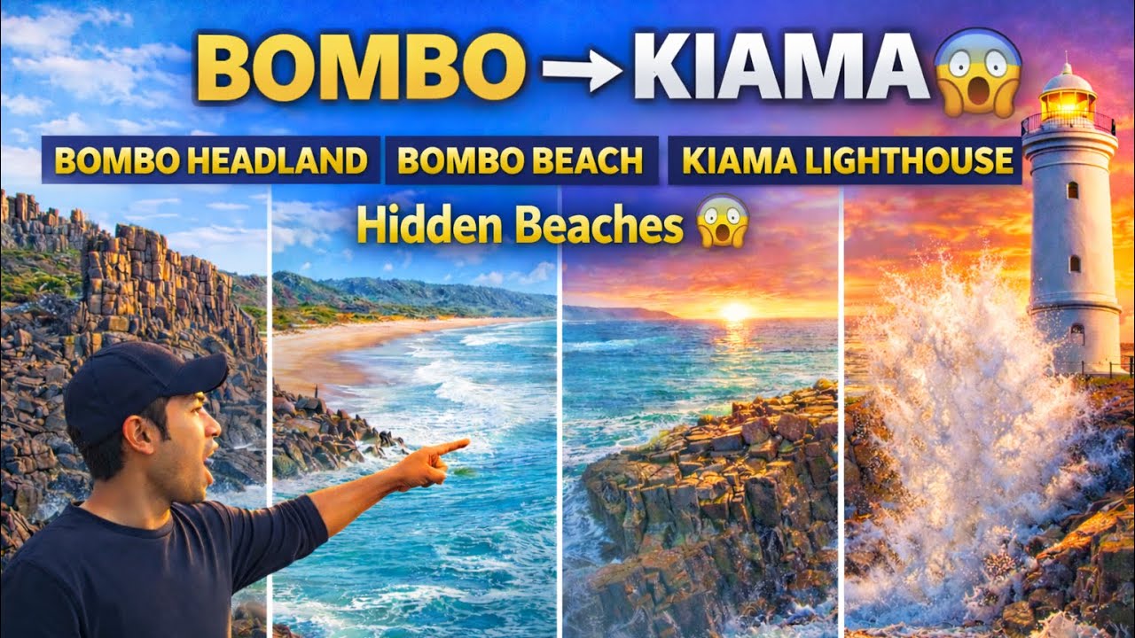 Bombo to Kiama 🇦🇺 | Hidden Beaches & Famous Blowhole | Indian in Australia