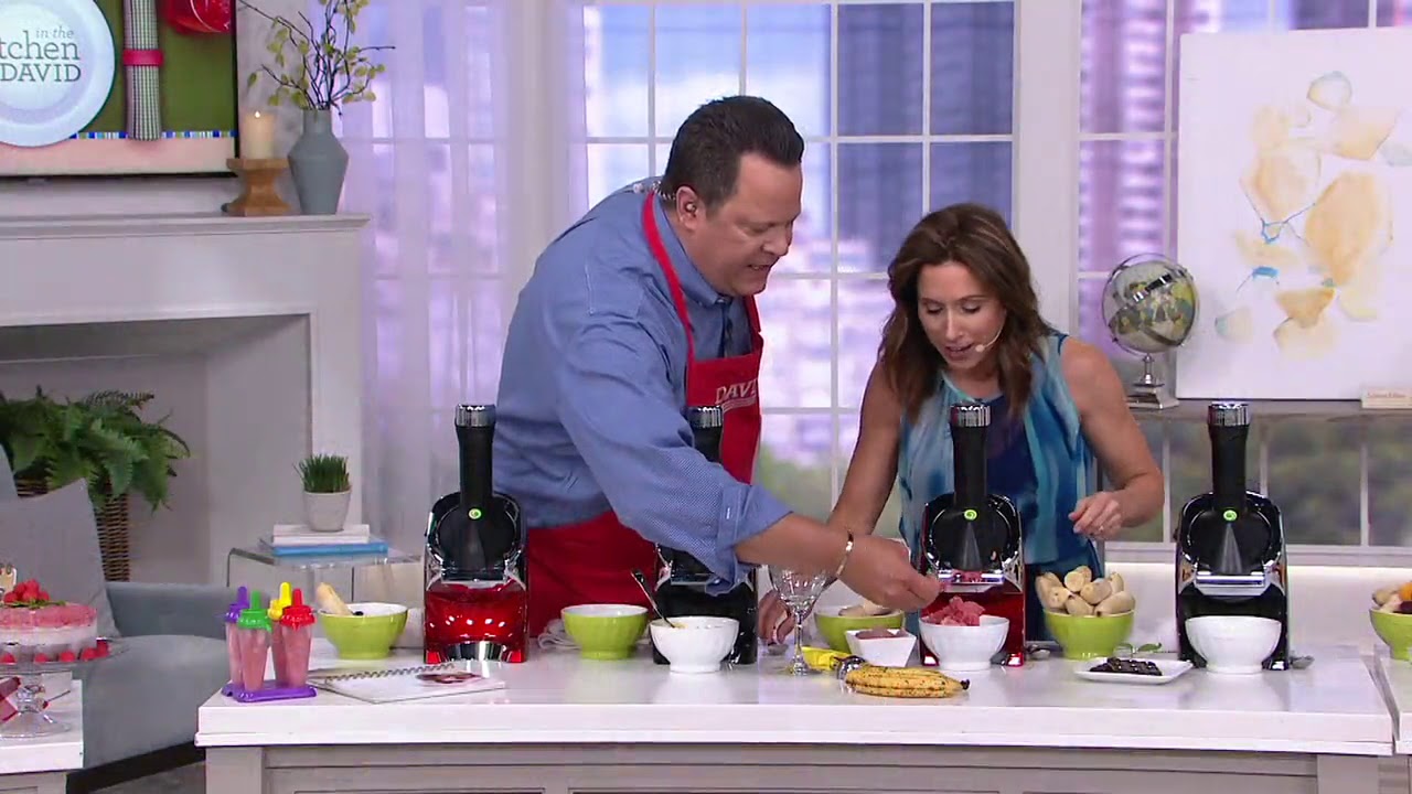 Yonanas Elite Frozen Treat Maker with Recipes on QVC