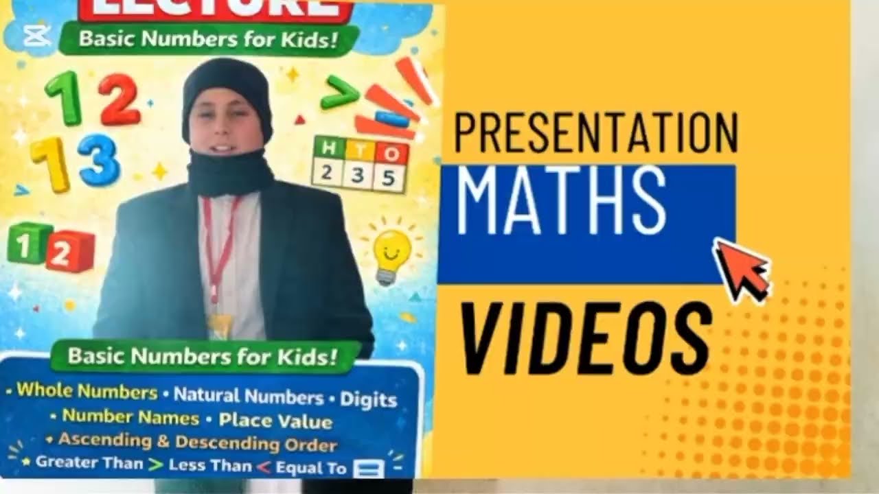  Class 4th student confidently delivers his Maths Presentation!In Urdu