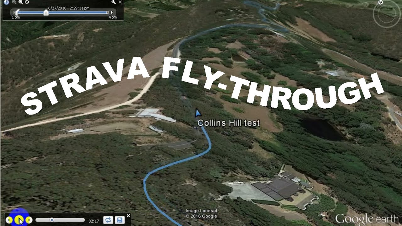 Create a Google Earth flythrough from a Strava activity track