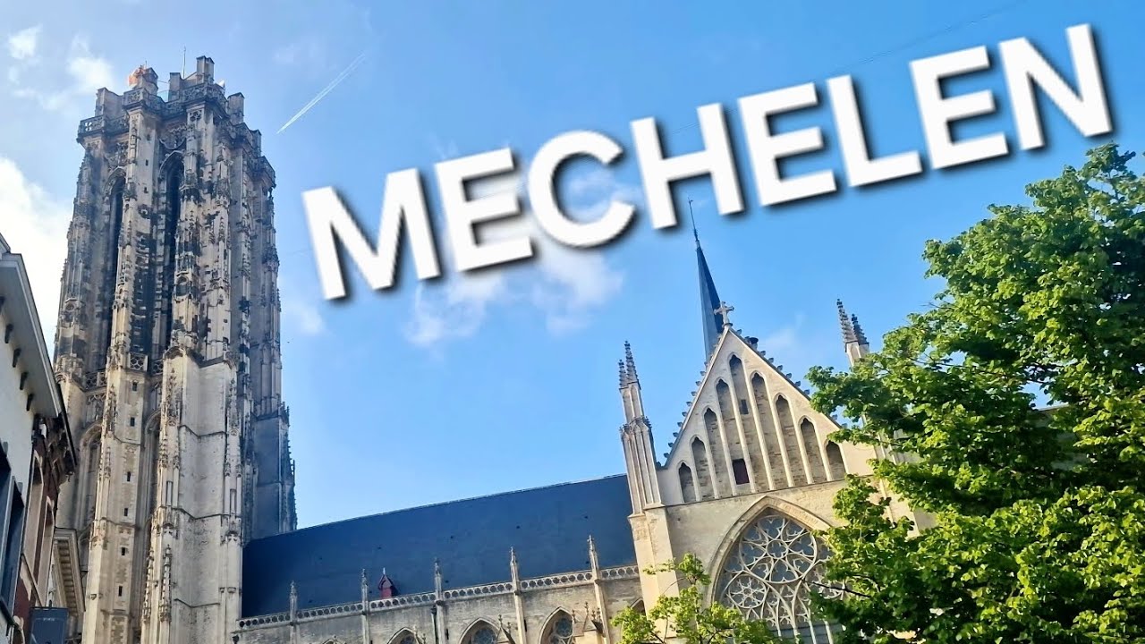 Mechelen city, Belgium 🇧🇪 Walking Tour - جولة في مدينة ميخلن