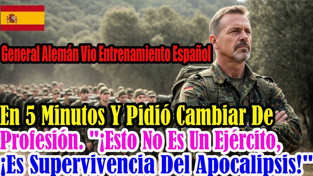 Comandante alemán cambia su visión tras minutos entrenamiento de supervivencia en bosques de España!