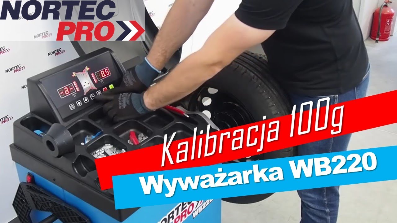 Nortec PRO WB220 - Kalibracja wyważarki | wheel balancer calibration