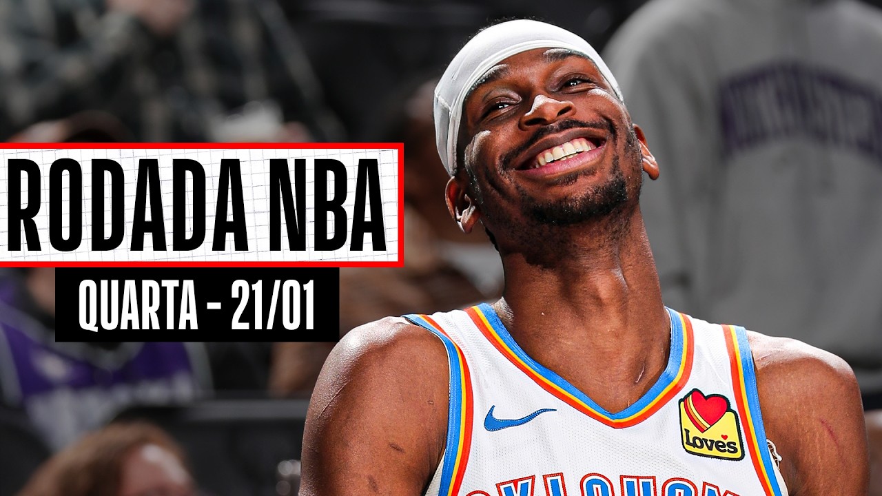 SHAI tem noite estrelada e faz 40 PONTOS contra GIANNIS - Rodada NBA 21/01