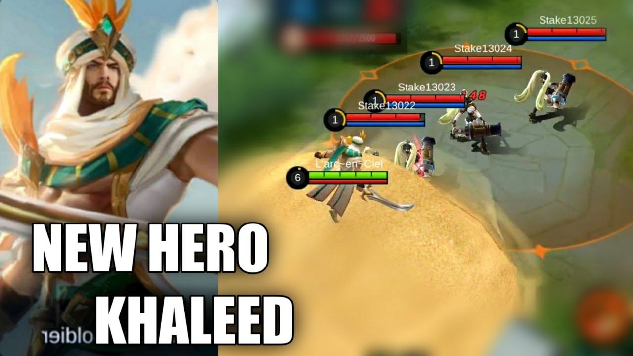 NEW HERO KHALEED SKILLS & POWER - MOBILE LEGENDS BANG BANG