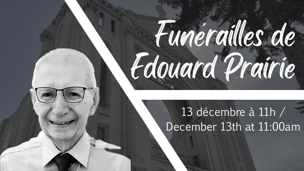Funérailles de Edouard Prairie/ Funeral services for Edouard Prairie.