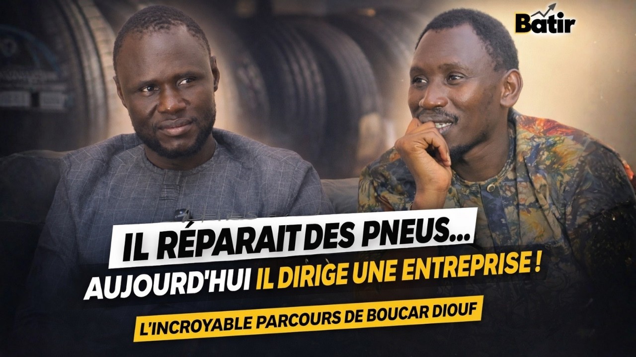 Il réparait des pneus… aujourd’hui il dirige une entreprise .L’incroyable parcours de Boucar Diouf