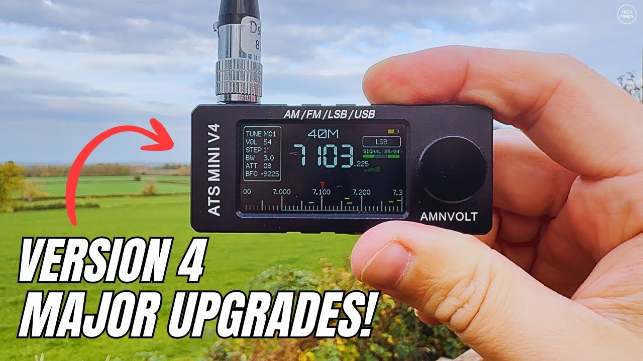 Этот новейший многорежимный приёмник стал ещё круче! ATS Mini V4