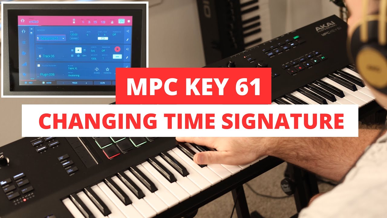 Akai MPC Key 61 - Changing the Time Signature of your Sequence