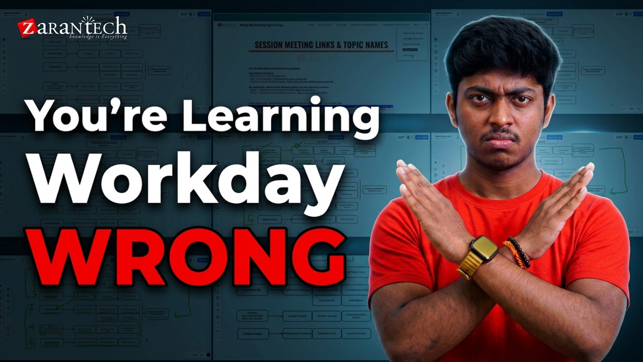 Workday Navigation, Core Ideas, and Training Flow | Workday HCM Mentorship | ZaranTech