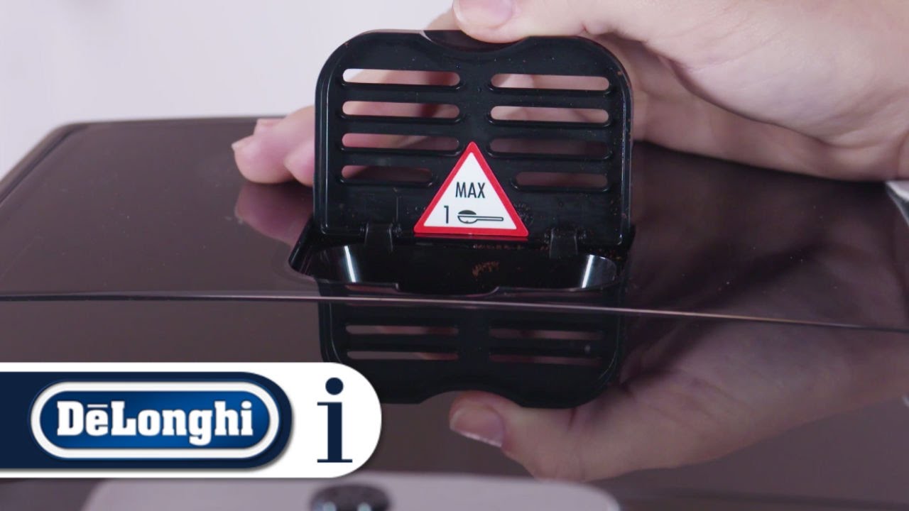 How to make coffee using coffee powder in your De'Longhi Dinamica ECAM 350.15.B coffee machine