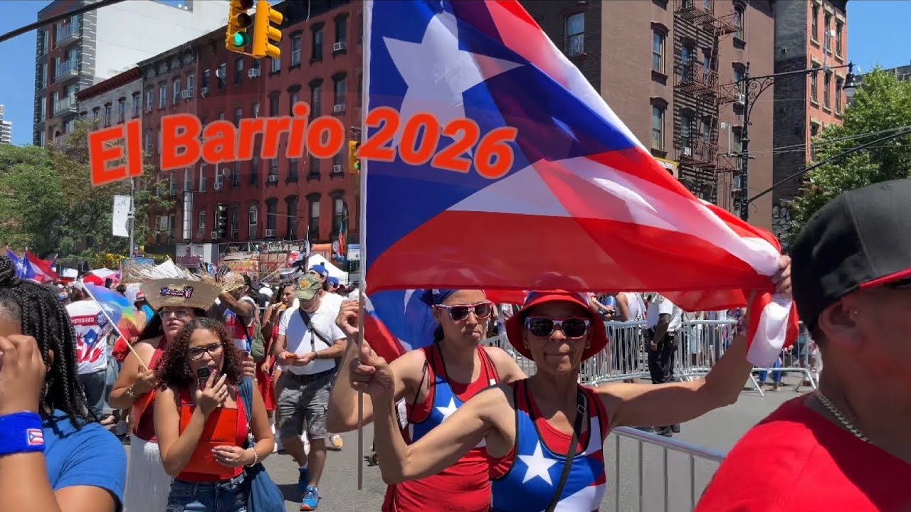 2026 New York City Puerto Rican Festival 116th Street &ldquo;El Barrio&rdquo;🇵🇷[4K]