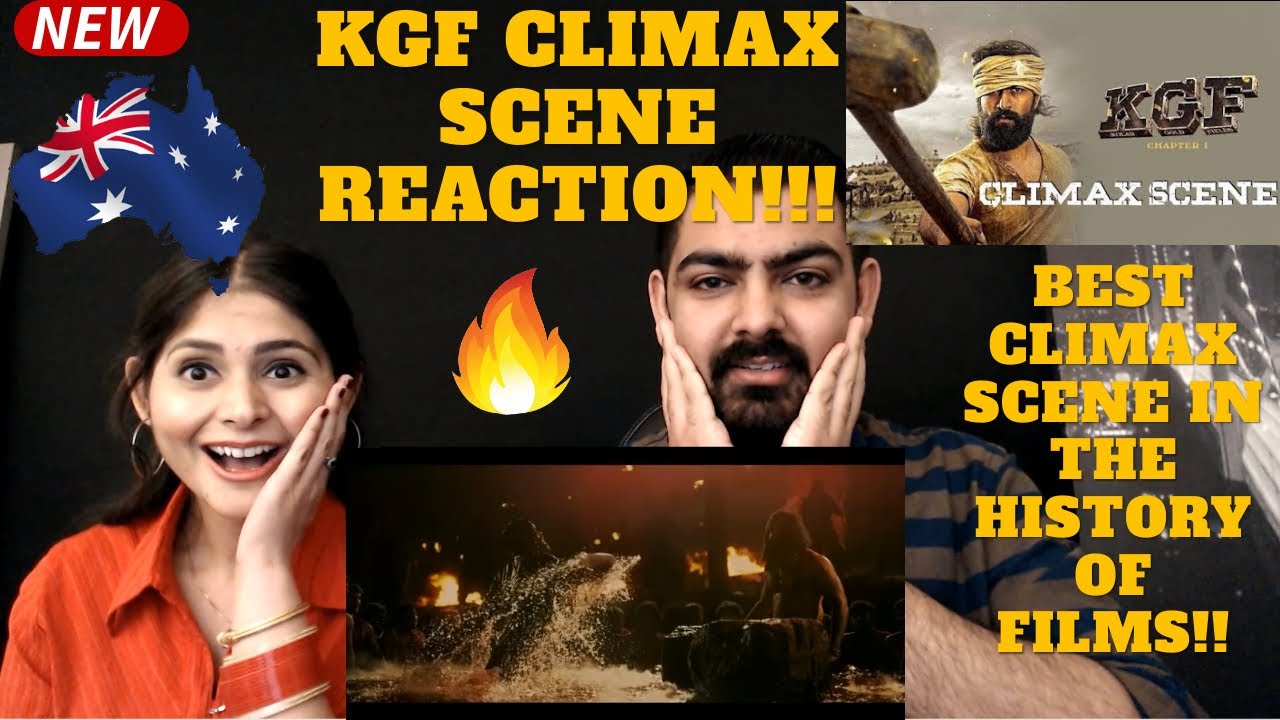 РЕАКЦИЯ НА СЦЕНУ КУЛЬМИНАЦИИ KGF от австралийской пары | *КАННАДА* | Полная реакция на сцену драк...
