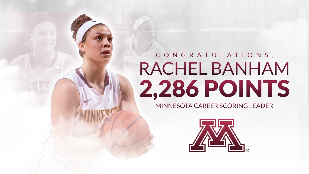 Rachel Banham: Gopher Basketball All-Time Scoring Leader
