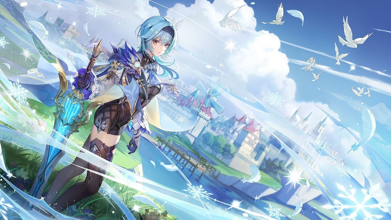 Eula Hypercarry Team with C6 Mika - Floor 12 First Half - Spiral Abyss 3.5