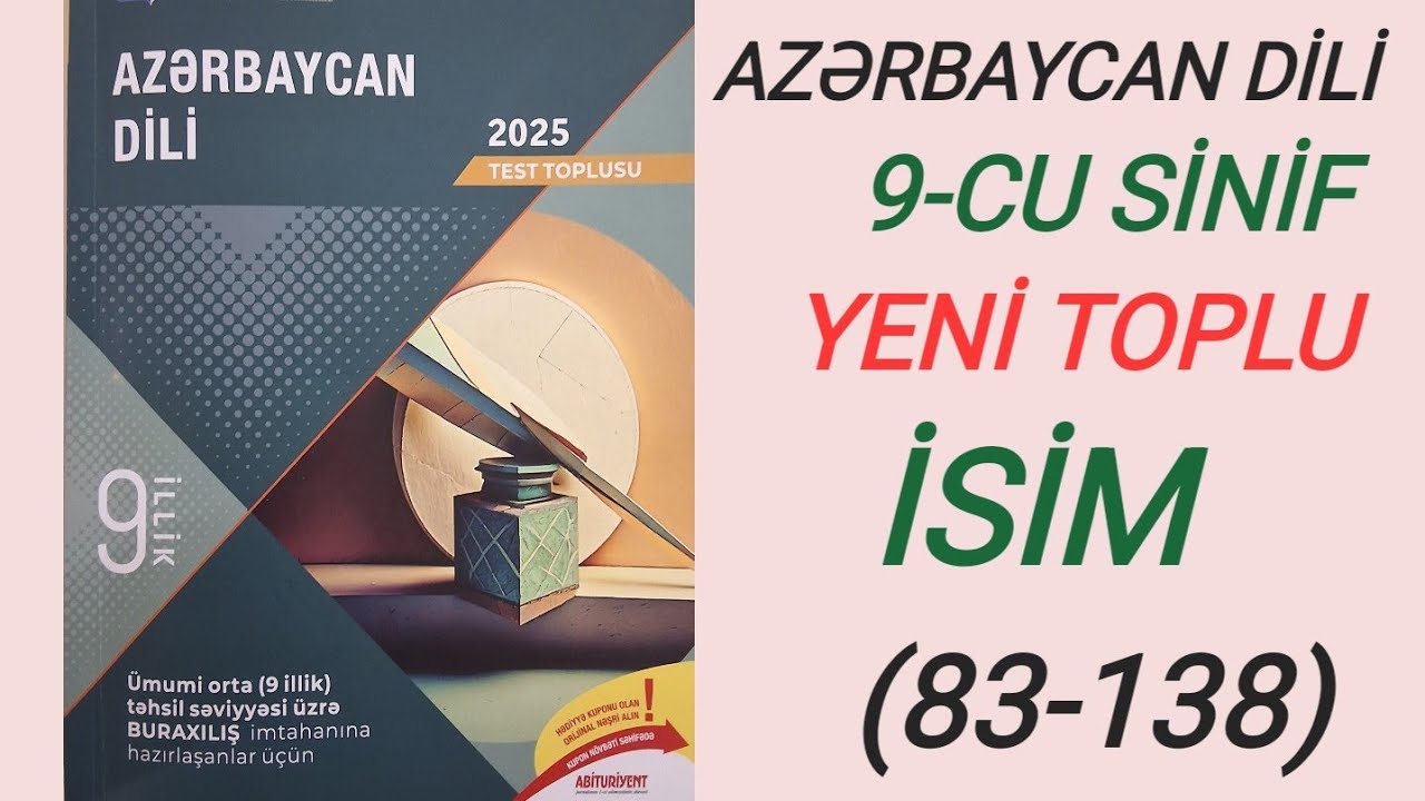 İSİM(84-138)Azərbaycan dili.9-cu sinif