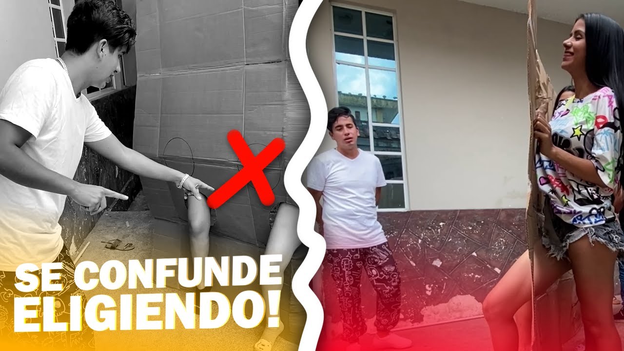 MI NOVIO DEBE ADIVINAR CUÁLES SON MIS PIERNAS 🤬Se confunde y elige a otras😡💥