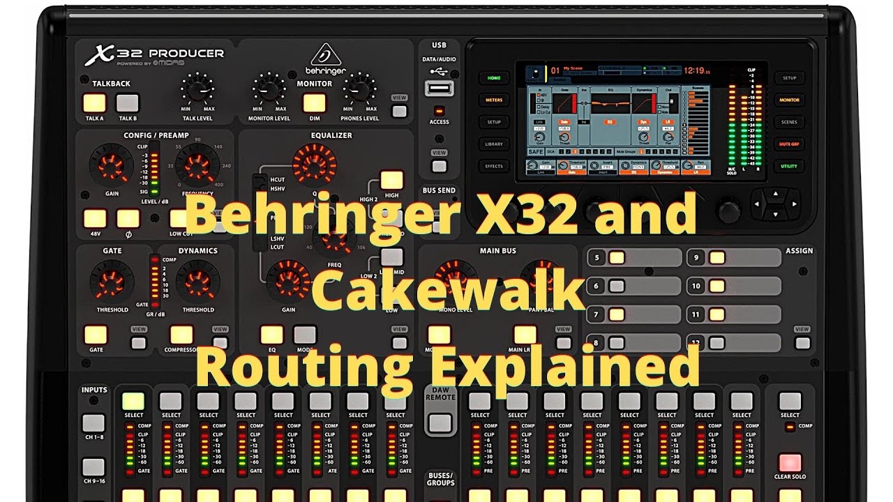 Behringer Routing Explained