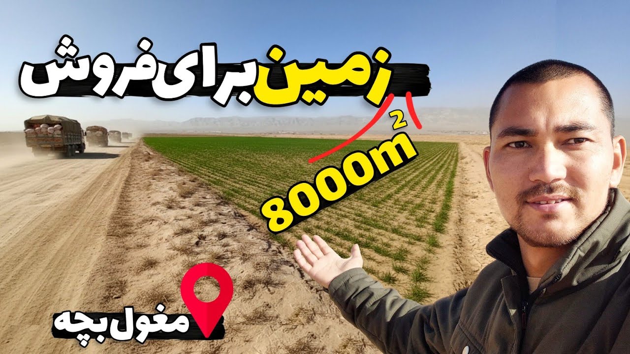 8000متر زمین در منطقه مغول‌بچه-انجیل-هرات برای فروش🌿| فرصت سرمایه گذاری🔥