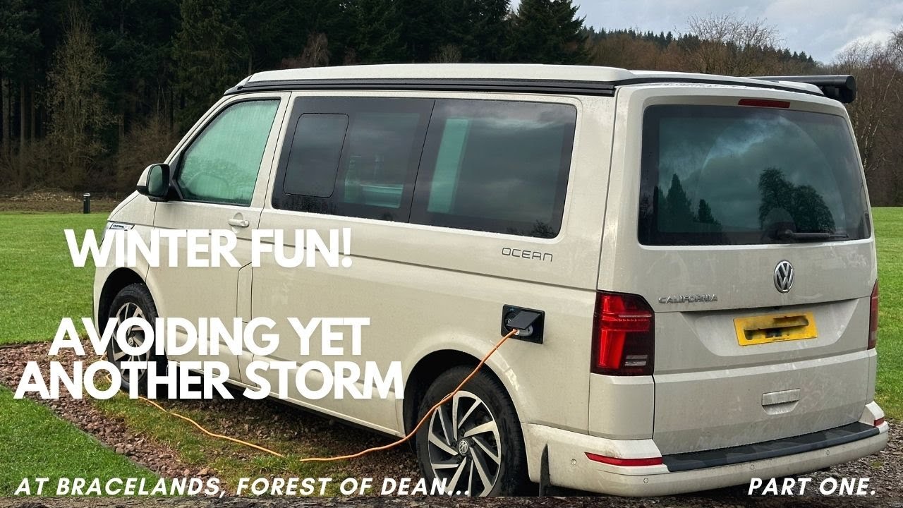 Winter Adventure: VW California Ocean Campervan at Bracelands, Forest of Dean
