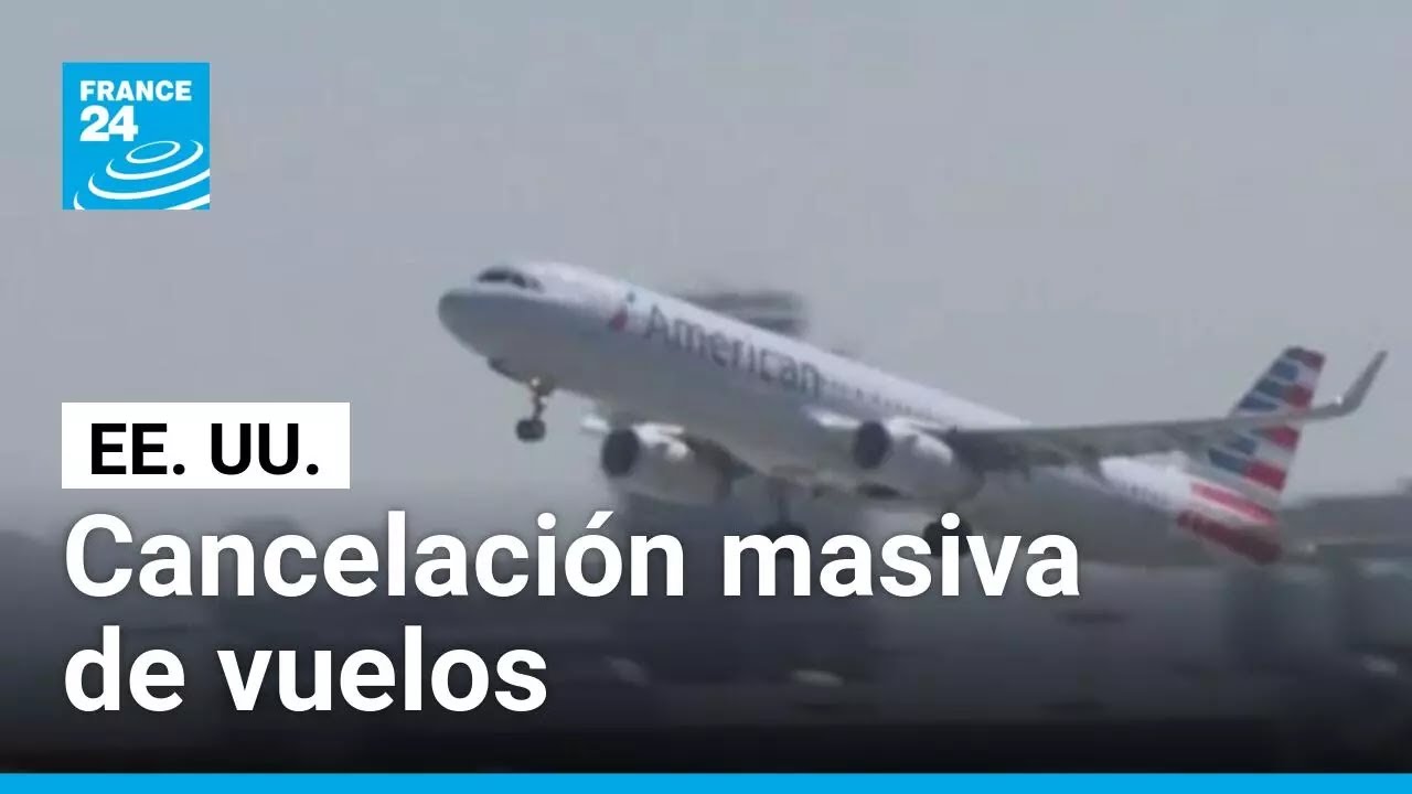 Cierre del Gobierno en EE. UU.: cancelaciones masivas afectan vuelos en 40 aeropuertos &bull; FRANCE 24