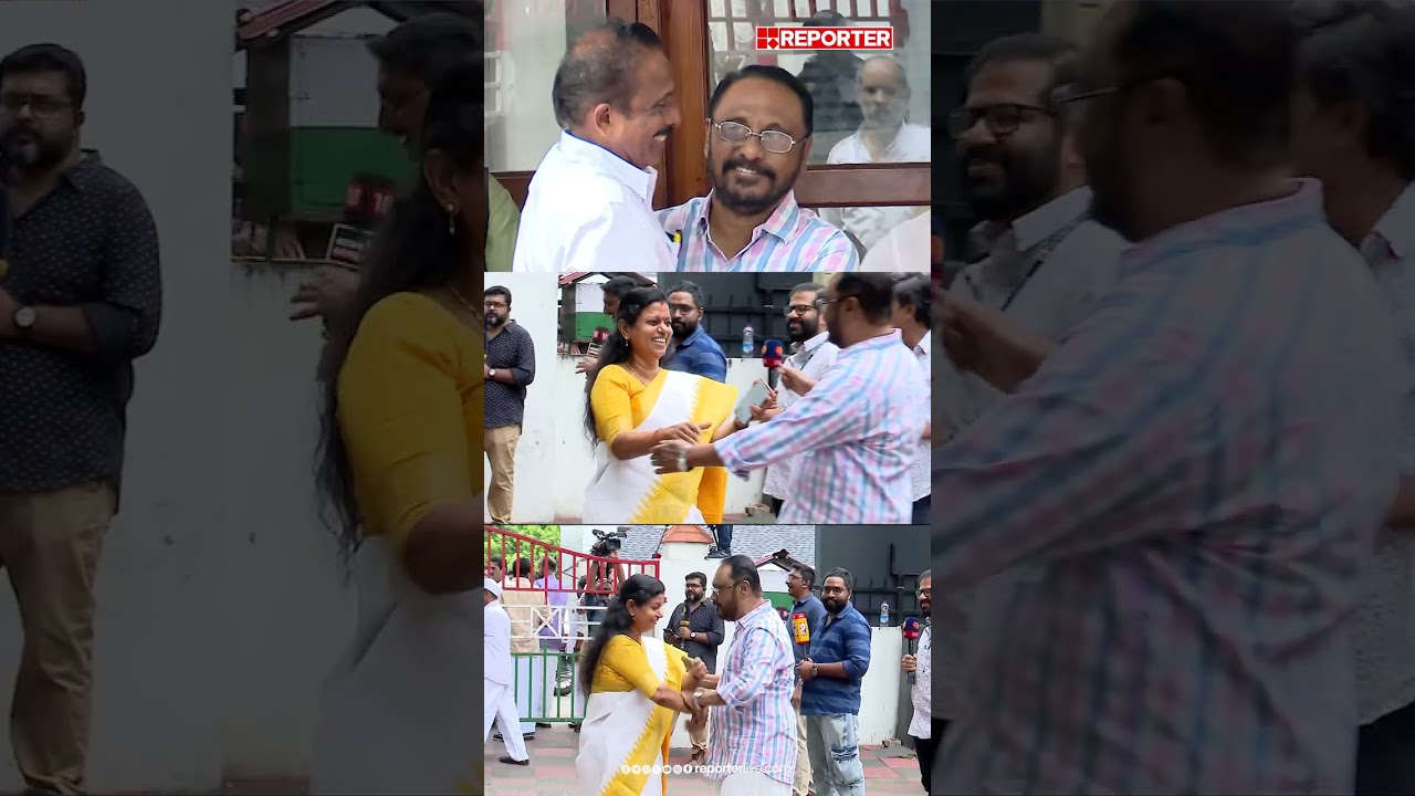 ആലിംഗനം ചെയ്യാന്&zwj; ശ്രമിച്ച ചെറിയാന്&zwj; ഫിലിപ്പിനെ തട്ടിമാറ്റി Bindu Krishna