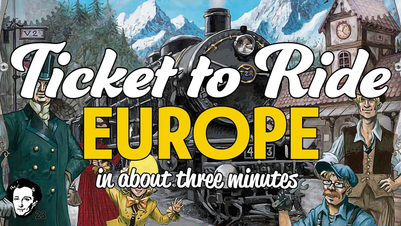 Ticket To Ride Europe in about 3 minutes