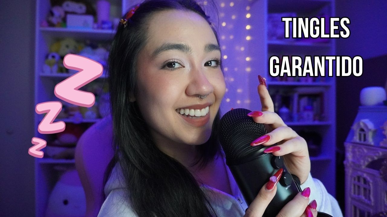 ASMR | TRIGGERS RÁPIDOS para DORMIR (sons de tecido, mão, boca, unhas)