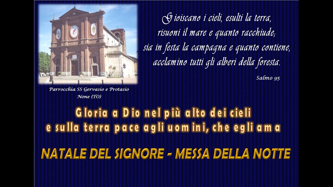 NATALE DEL SIGNORE - MESSA DELLA NOTTE