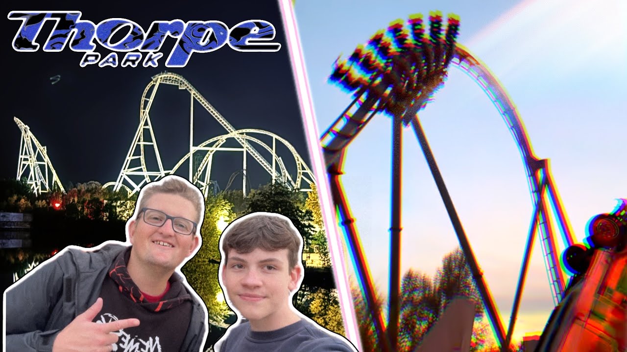 Thorpe Park 2024!! Hyperia in the Dark with 4 Hour Queues!!!