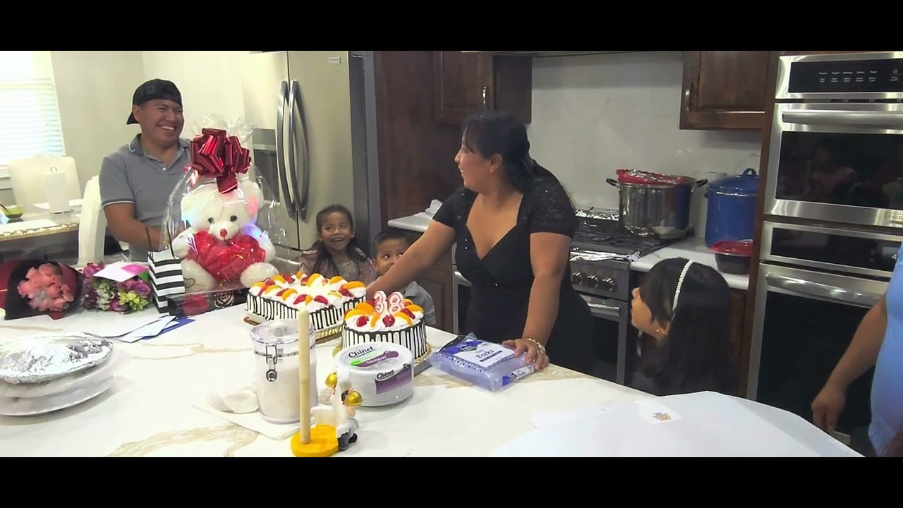 La cumpleañera carmen  en sus 38 años 