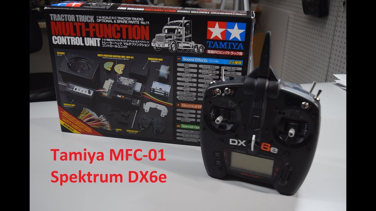 Настройка Tamiya MFC 1/14 со Spektrum DX6e King Hauler